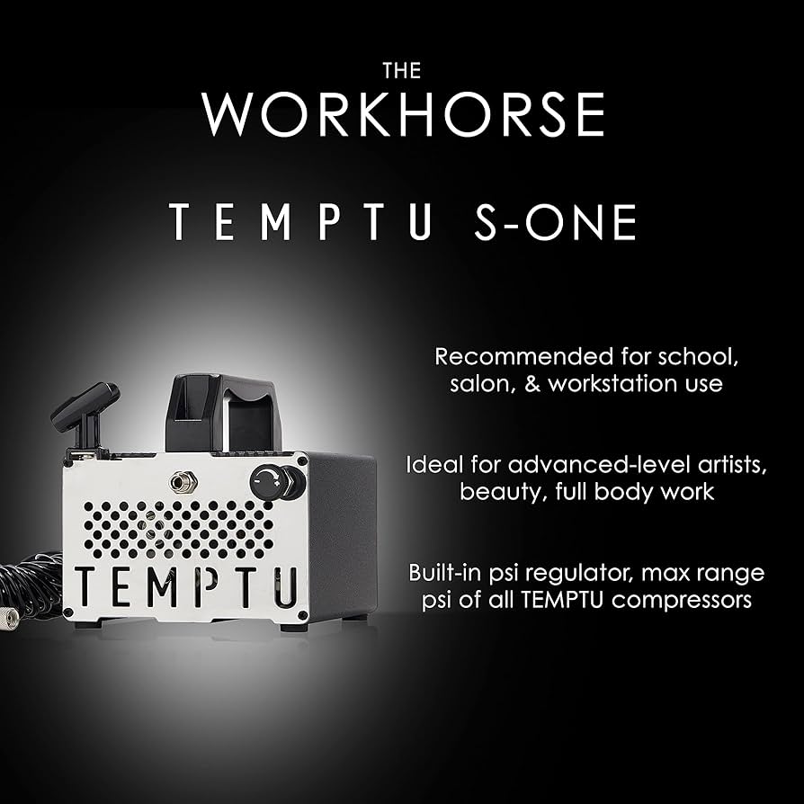 Amazon.co.jp: TEMPTU S-One 高度なエアブラシコンプレッサー